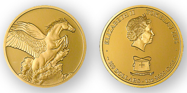 Tokelau s new coin series features Pegasus in gold CoinsWeekly