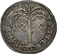 Graf Eberhard im Bart, „Palmbaumschilling“, 1494, Landesmuseum Württemberg, Stuttgart, Inv.-Nr. MK 5812. Foto: Landesmuseum Württemberg, Stuttgart.