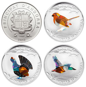 Andorra issues coins on birds CoinsWeekly