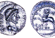 Einzigartige Münze eines Britannierkönigs