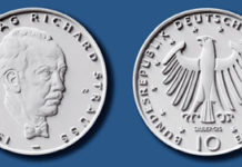 Deutsche Gedenkmünze «150. Geburtstag Richard Strauss»