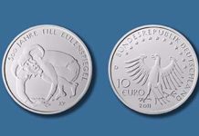 Neue 10 Euro-Münze 2011: Till Eulenspiegel