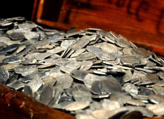 Ein Piratenschiff voller Gold