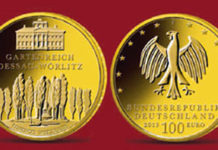 Neue deutsche Goldmünze Gartenreich Dessau-Wörlitz erschienen