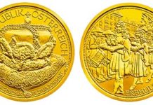 100-Euro-Münze „Der Österreichische Erzherzogshut“