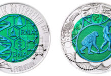 Münze Österreich präsentiert zweifarbige Niob-Münze