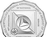 Neue Münze der Royal Australian Mint zu Ehren der „National Servicemen“