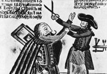 Peter der Große als Barbier seiner Nation