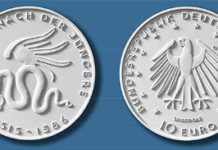 10 Euro-Gedenkmünze zum 500. Geburtstag von Lucas Cranach dem Jüngeren