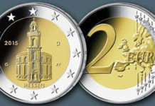 2-Euro-Gedenkmünze für das Bundesland Hessen zeigt die Paulskirche