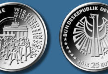 25 Euro-Gedenkmünze „25 Jahre Deutsche Einheit“