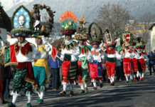 Österreichische Münze zum Telfer Schleicherlaufen