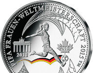 Deutsche Silber-Gedenkprägung zur FIFA Frauen-Weltmeisterschaft 2015