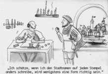 Unser Cartoon: Franklins Welt