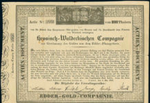 Wertpapier zu Hessens Flussgold