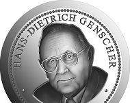 Münze Berlin ehrt Hans-Dietrich Genscher