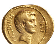 Spätrepublikanischer Aureus „Jahrhundertmünze“ in Hannover