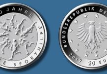 Gedenkmünze feiert „50 Jahre Deutsche Sporthilfe“