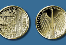 100-Euro-Goldmünze „UNESCO Welterbe Altstadt Regensburg mit Stadtamhof“