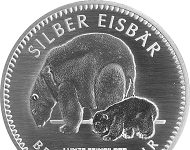 Berliner Münze produziert SILBER EISBÄR