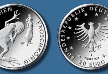 Bundesregierung gibt Gedenkmünze „Froschkönig“ heraus