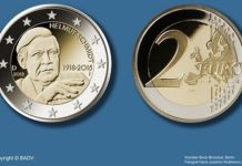 Deutsche Gedenkmünze ehrt Helmut Schmidt