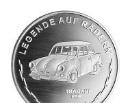Berliner Münzstätte ehrt Legende auf vier Rädern
