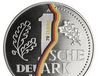 Gedenkprägung feiert 70 Jahre Deutsche Mark