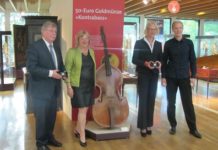 Präsentation der 50-Euro-Goldmünze „Kontrabass“