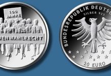 Deutsche 20-Euro-Gedenkmünze „100 Jahre Frauenwahlrecht“