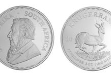 Krügerrand erstmals als Silber-Anlagemünze