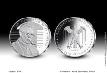 20-Euro-Sammlermünze auf Peter Behrens