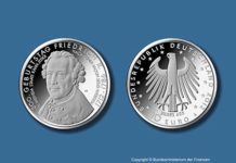 Die neue 10-Euro-Gedenkmünze „300. Geburtstag Friedrich II.“