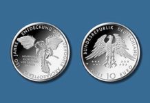 Deutsche 10 Euro Gedenkmünze in Silber „Archaeopteryx“
