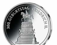 Jahresgabe 2012 der Staatlichen Münze Berlin für 300. Geburtstag Friedrichs II.