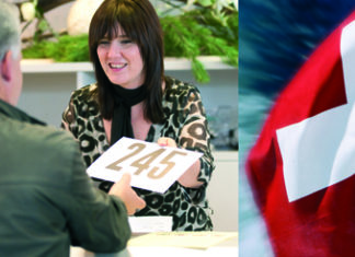 Ein Stück original schweizerische Gastfreundschaft an der Numismata München