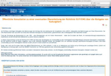 Öffentliche Konsultation im Geheimen