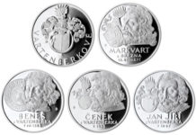 Tschechische Medaillen auf Adelsgeschlecht