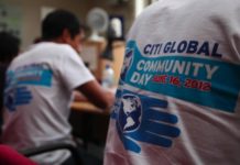 Banker und Münzen im British Museum