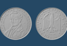10-Euro-Gedenkmünze „200. Geburtstag Georg Büchner“