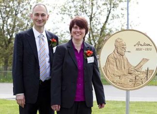 Schweizerische Goldmünze zum Anker-Jahr 2010