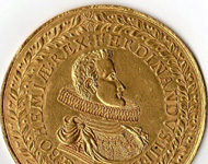 Gefährliche 40-Dukaten-Fälschung Ferdinand III 1629 im Umlauf