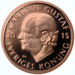 Bild på Sveriges 1 krona, åtsida