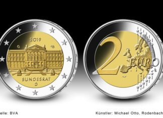 Neue 2-Euro-Gedenkmünze „Bundesrat“ vorgestellt