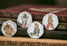 Realer Münzkrimi: Mord aus Sammlerleidenschaft Man kann davon ausgehen, dass auch diese Beatrix-Potter-Münzen aus dem Jahr 2018 Teil der gestohlenen Sammlung waren