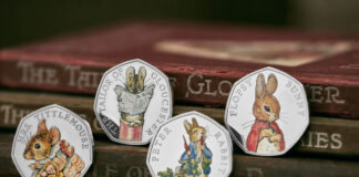 Realer Münzkrimi: Mord aus Sammlerleidenschaft Man kann davon ausgehen, dass auch diese Beatrix-Potter-Münzen aus dem Jahr 2018 Teil der gestohlenen Sammlung waren