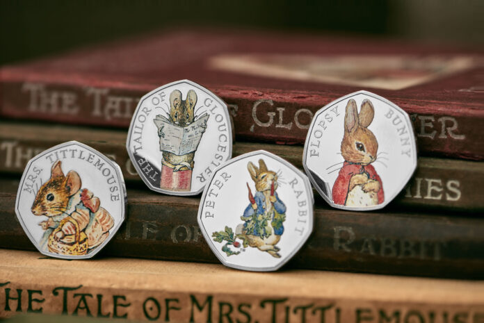 Man kann davon ausgehen, dass auch diese Beatrix-Potter-Münzen aus dem Jahr 2018 Teil der gestohlenen Sammlung waren