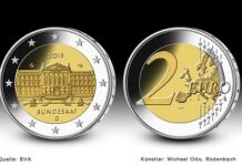 Neue 2-Euro-Gedenkmünze „Bundesrat“ vorgestellt