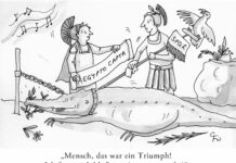 Neulich, vor dem römischen Iuppiter-Tempel …