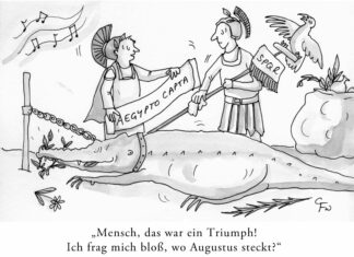 Neulich, vor dem römischen Iuppiter-Tempel …